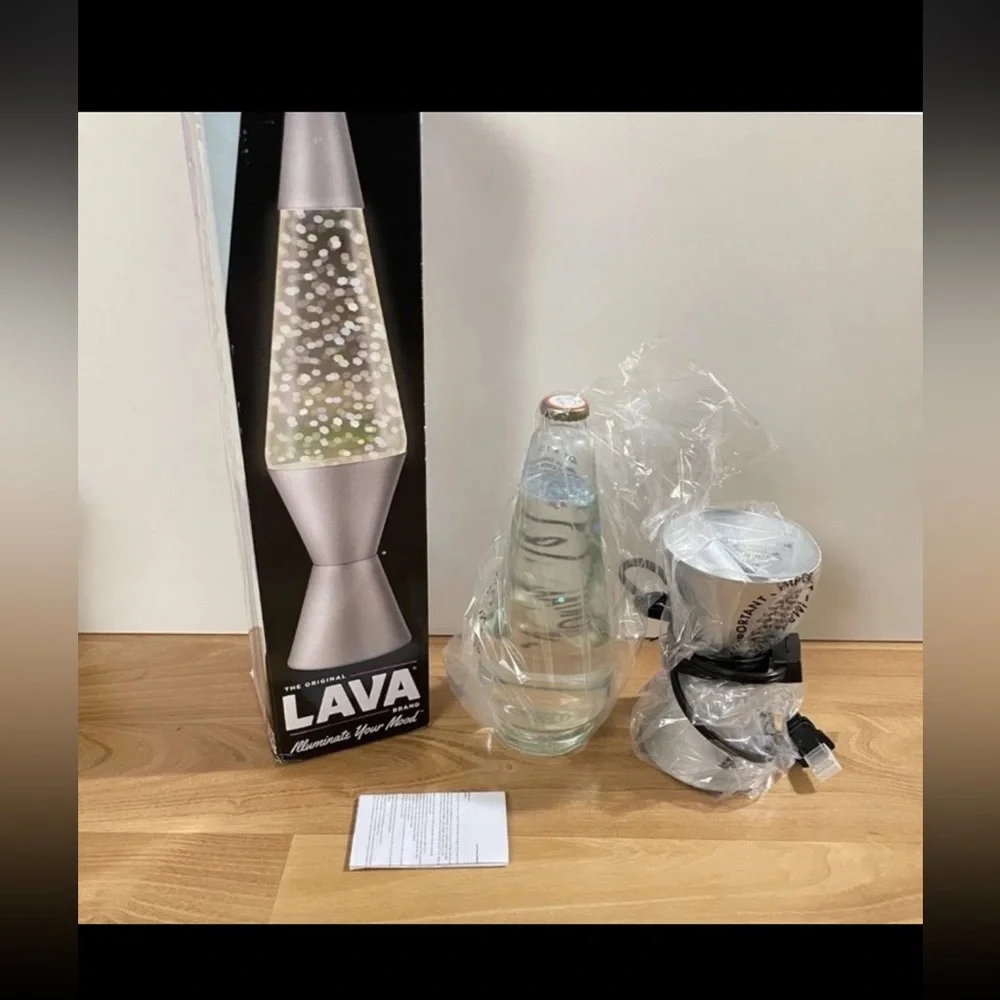 The Original Classic Lava Lamp 14.5" Glitter Glimmer New Open Box - Picture 1 of 8